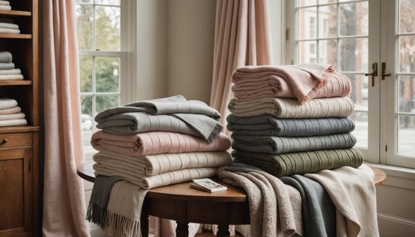 Harmonie des teintes et textiles doux
